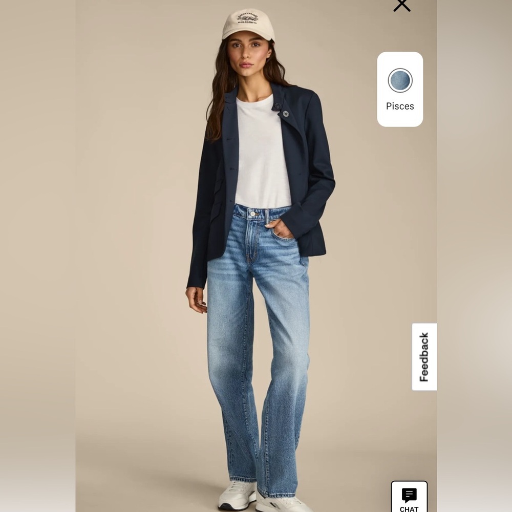 Lucky Brand Blue Boyfriend Jeans Medium Wash
